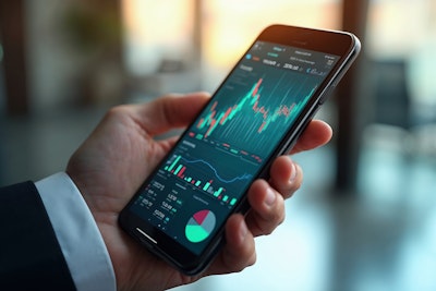 Chart showing investment growth and portfolio performance
